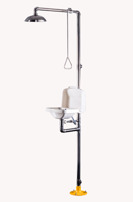 翻蓋防塵（ABS盆）復合式緊急沖淋洗眼器BH30-2010